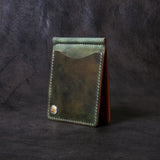 【2025 SPECIAL】MC1 ロカドコードバン ≪ムラ染めGREEN≫ マネークリップ