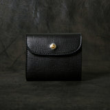 【2025 SPECIAL】W5 クロスハッチコードバン ≪BLACK≫ ショートウォレット