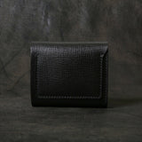 【2025 SPECIAL】W5 クロスハッチコードバン ≪BLACK≫ ショートウォレット