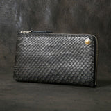 【2025 SPECIAL】FW5 墨染めパイソン L字ジップロングウォレット