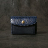 【2025 SPECIAL】C3 藍染パイソン × ブライドルレザー コイン&カードケース