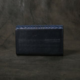 【2025 SPECIAL】CA6 藍染パイソン × ブライドルレザー カードケース