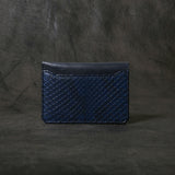 【2025 SPECIAL】CA7 藍染パイソン × ブライドルレザー カードケース