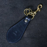 【2025 SPECIAL】KH10 藍染パイソン × ブライドルレザー キーホルダー