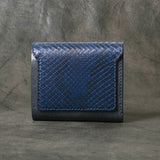 【2025 SPECIAL】W5 藍染パイソン × ブライドルレザー ショートウォレット