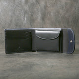 【2025 SPECIAL】W7 藍染パイソン × ブライドルレザー ショートウォレット