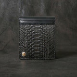 【2025 SPECIAL】W1 墨染めパイソン ショートウォレット