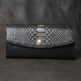 【2025 SPECIAL】LW2 墨染めパイソン ロングウォレット