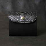 【2025 SPECIAL】W5 墨染めパイソン ショートウォレット