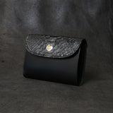 【2025 SPECIAL】W6 墨染めパイソン ミドルウォレット