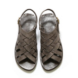 【2026 NEW COLLECTION】#1660 ≪GRAY≫ ITALIAN LEATHER MESH SANDAL イタリアンレザーメッシュサンダル