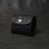 【2025 SPECIAL】W10 墨染めパイソン コンパクトウォレット