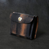 【2025 SPECIAL】W9 ロカドコードバン ≪マーブルBLACK≫ コンパクトウォレット