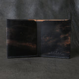 【2025 SPECIAL】W9 ロカドコードバン ≪マーブルBLACK≫ コンパクトウォレット