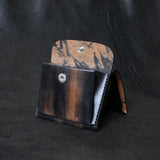 【2025 SPECIAL】W9 ロカドコードバン ≪マーブルBLACK≫ コンパクトウォレット