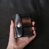 【2025 SPECIAL】W9 ロカドコードバン ≪マーブルBLACK≫ コンパクトウォレット