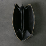 【2025 SPECIAL】FW1 墨染めパイソン ジップロングウォレット