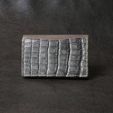 【2025 SPECIAL】CA4 墨染クロコ × イタリアンバケッタ カードケース / 名刺入れ