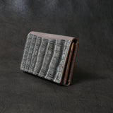 【2025 SPECIAL】CA4 墨染クロコ × イタリアンバケッタ カードケース / 名刺入れ