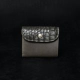 【2025 SPECIAL】W5 墨染クロコ × イタリアンバケッタ ショートウォレット