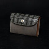 【2025 SPECIAL】W6 墨染クロコ × イタリアンバケッタ ミドルウォレット