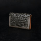 【2025 SPECIAL】W6 墨染クロコ × イタリアンバケッタ ミドルウォレット