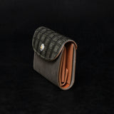 【2025 SPECIAL】W6 墨染クロコ × イタリアンバケッタ ミドルウォレット