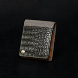 【2025 SPECIAL】W1 墨染クロコ × イタリアンバケッタ ショートウォレット