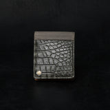 【2025 SPECIAL】W1 墨染クロコ × イタリアンバケッタ ショートウォレット