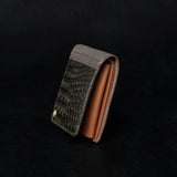 【2025 SPECIAL】W1 墨染クロコ × イタリアンバケッタ ショートウォレット