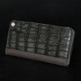 【2025 SPECIAL】FW1 墨染クロコ × イタリアンバケッタ ロングウォレット