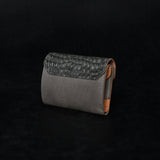 【2025 SPECIAL】W10 墨染クロコ × イタリアンバケッタ コンパクトウォレット