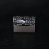 【2025 SPECIAL】W10 墨染クロコ × イタリアンバケッタ コンパクトウォレット