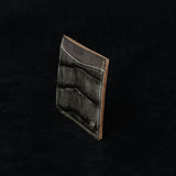 【2025 SPECIAL】CA5 墨染クロコ × イタリアンバケッタ カードケース / 名刺入れ