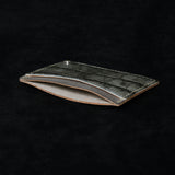 【2025 SPECIAL】CA5 墨染クロコ × イタリアンバケッタ カードケース / 名刺入れ