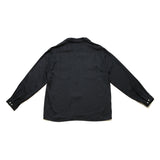 RCL62 ≪BLACK≫ "MOTOR NEW VINTAGE" RAYON LONG SLEEVE OPEN COLLAR SHIRTSレーヨン開襟長袖シャツ