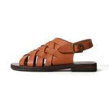 【2026 NEW COLLECTION】#1660 ≪BROWN≫ ITALIAN LEATHER MESH SANDAL イタリアンレザーメッシュサンダル