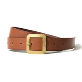 XXRBB2B ≪BROWN≫ LEATHER BELT 真鍮バックルレザーベルト