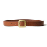 XXRBB2B ≪BROWN≫ LEATHER BELT 真鍮バックルレザーベルト