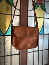 BAG72 ≪BROWN≫ OILED COW LEATHER FLAP MINI SHOULDER BAG フラップミニショルダーバッグ