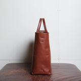 BAG45 ≪BROWN≫ OILED COW 2WAY BAG SMALL / オイルドカウレザー バッグ スモール