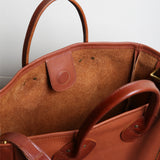 BAG46 ≪BROWN≫ OILED COW 2WAY BAG LARGE / オイルドカウレザー バッグ ラージ