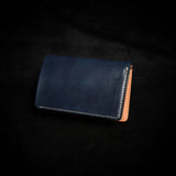 【2025 SPECIAL】W2 藍染エレファント×ハーマンオーク ミドルウォレット