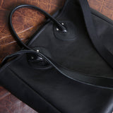 BAG45 ≪BLACK≫ OILED COW 2WAY BAG SMALL / オイルドカウレザー バッグ スモール