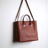 BAG45 ≪BROWN≫ OILED COW 2WAY BAG SMALL / オイルドカウレザー バッグ スモール