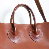 BAG46 ≪BROWN≫ OILED COW 2WAY BAG LARGE / オイルドカウレザー バッグ ラージ