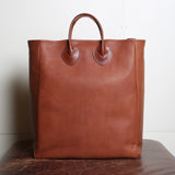 BAG46 ≪BROWN≫ OILED COW 2WAY BAG LARGE / オイルドカウレザー バッグ ラージ
