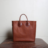 BAG45 ≪BROWN≫ OILED COW 2WAY BAG SMALL / オイルドカウレザー バッグ スモール