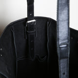 BAG45 ≪BLACK≫ OILED COW 2WAY BAG SMALL / オイルドカウレザー バッグ スモール