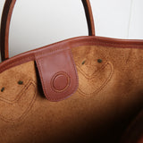 BAG45 ≪BROWN≫ OILED COW 2WAY BAG SMALL / オイルドカウレザー バッグ スモール